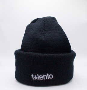 Talento Black Beanie