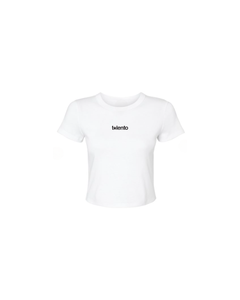 Talento White Crop Top T 25